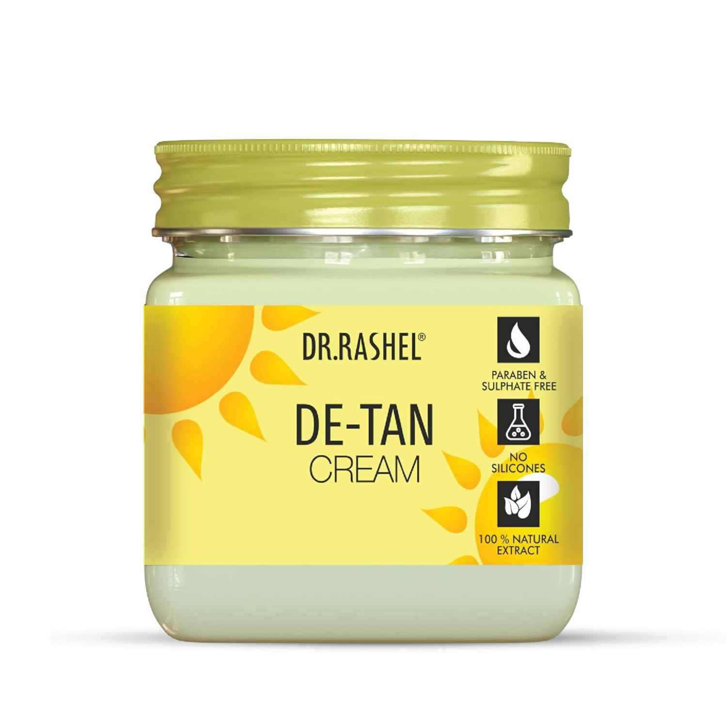 Buy Dr.Rashel Anti-Tanning De-Tan Face and Body Cream For All Skin Types (380 ml) - Purplle