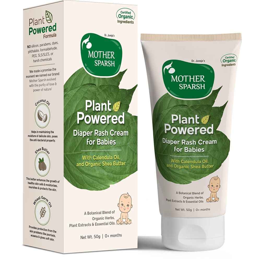 Buy Mother Sparsh Plant Powered Diaper Rash Cream for Babies, 50 gm - Purplle