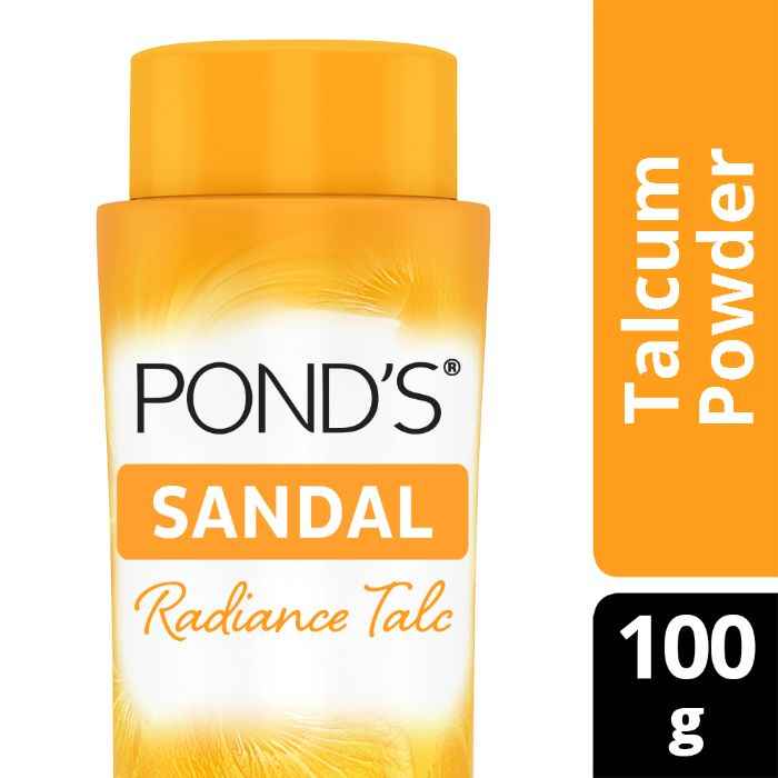 Buy POND'S Sandal Radiance Talcum Powder Natural Sunscreen (100 g) - Purplle