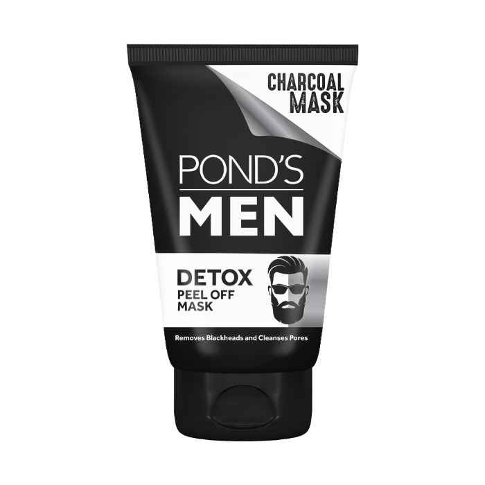 Buy POND'S Men Activated Charcoal Detox Peel Off Mask 75 g - Purplle