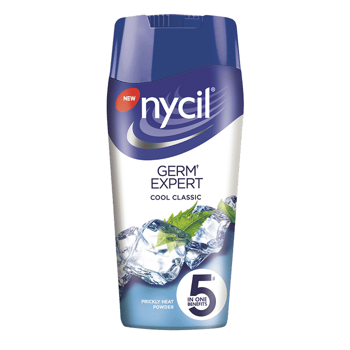 Buy Nycil Cool Classic with Menthol Prickly Heat powder (Cosmetic) (50 g)(Pack of 2) - Purplle