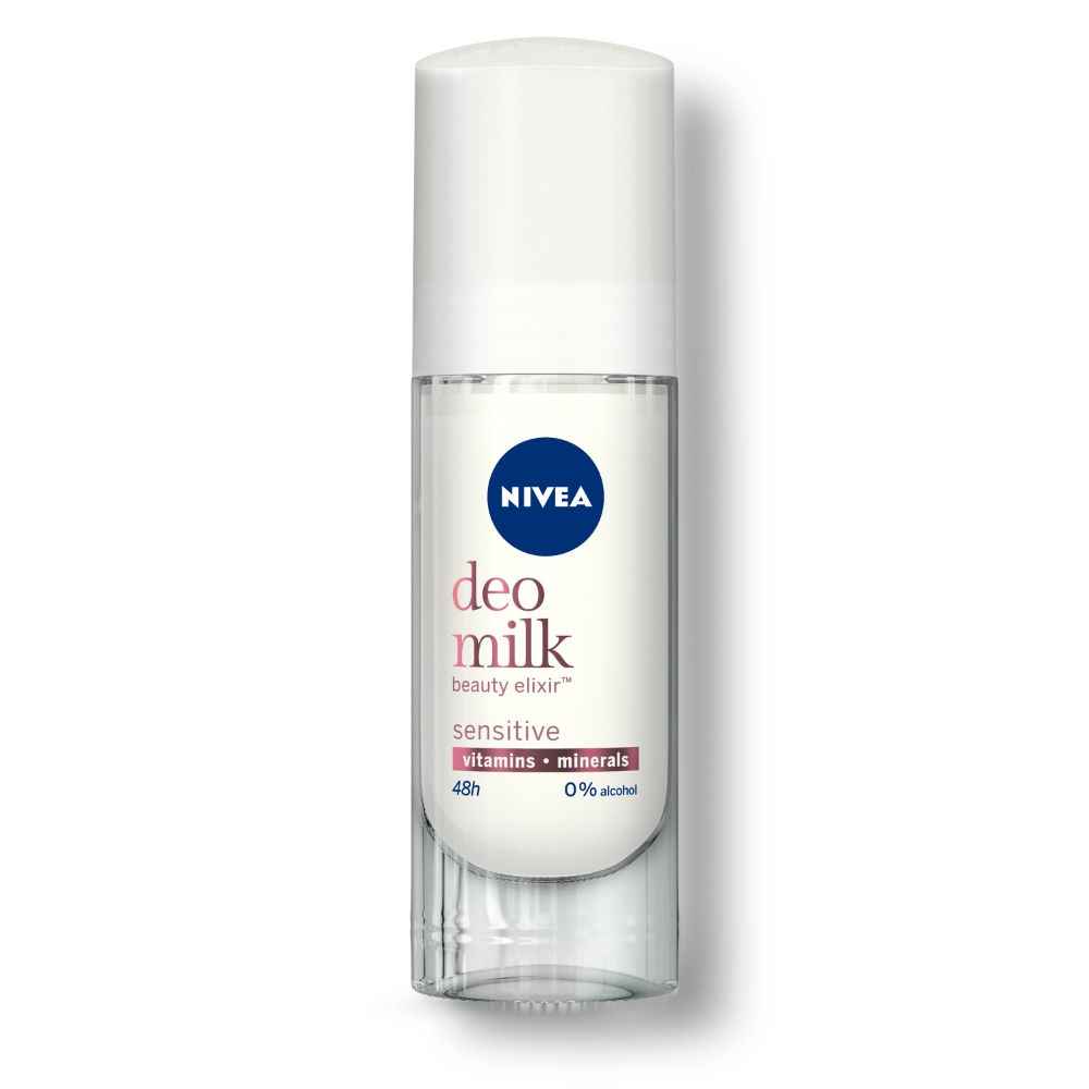 Buy NIVEA WOMEN Deodorant DEO MILK Sensitive Roll On (40 ml) - Purplle