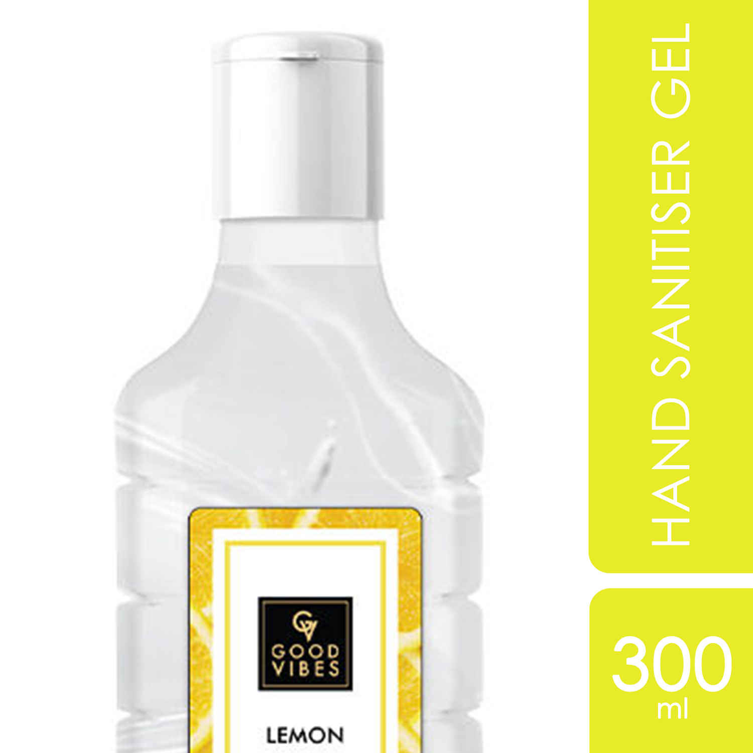 Buy Good Vibes Lemon Hand Sanitizer Gel with Lemon Essential Oil - 300 ml - Purplle