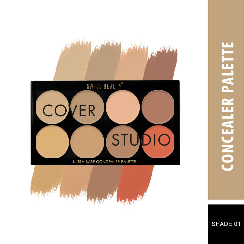 Buy Swiss Beauty Ultra Base Concealer Palette- Multi-01 (16 gm) - Purplle