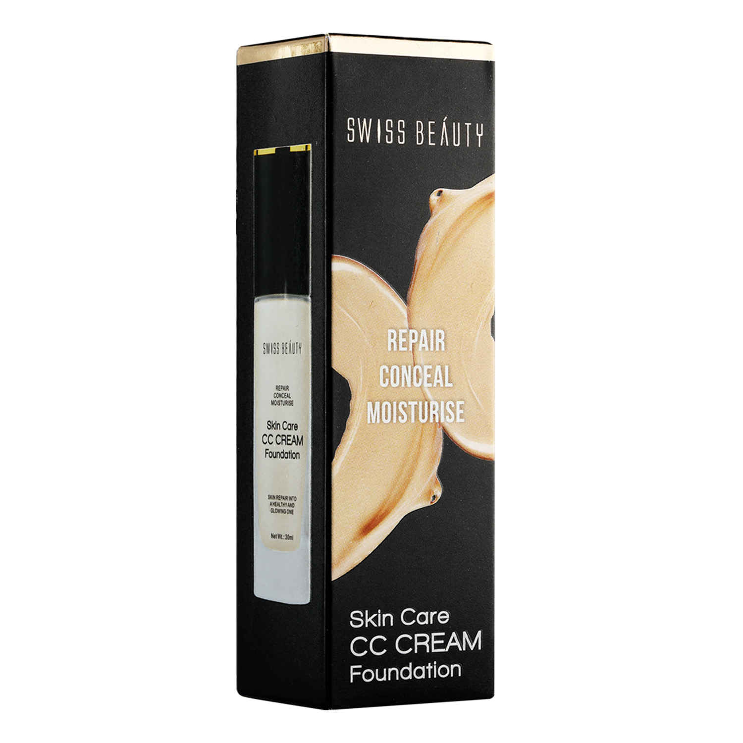 Buy Swiss Beauty Skin Care CC Cream Foundation - Natural-Beige (30 ml) - Purplle