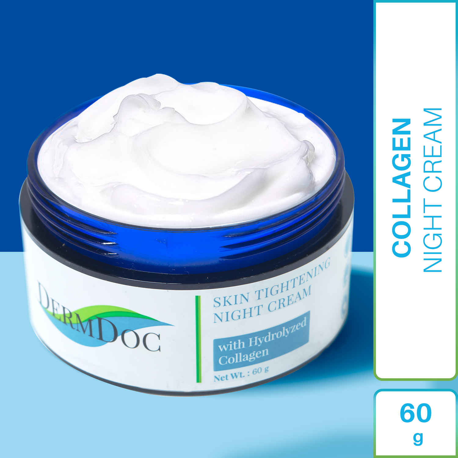 Buy DermDoc Skin Tightening Night Cream with Hydrolyzed Collagen (60 g) - Purplle