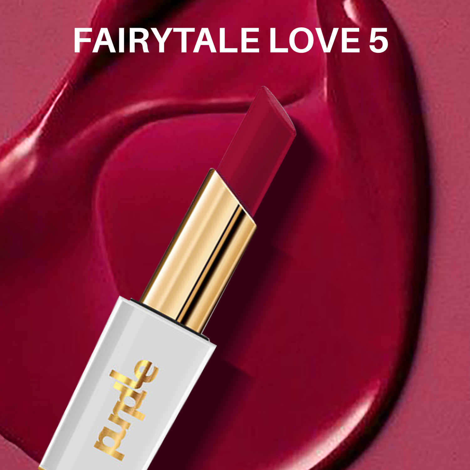 Buy Purplle Shades Of Love Primer Plus Matte Lipstick - Fairytale Love 5 | Highly Pigmented | Long Lasting | Easy Application | Water Resistant | Transferproof | Smudgeproof (3.5 g) - Purplle