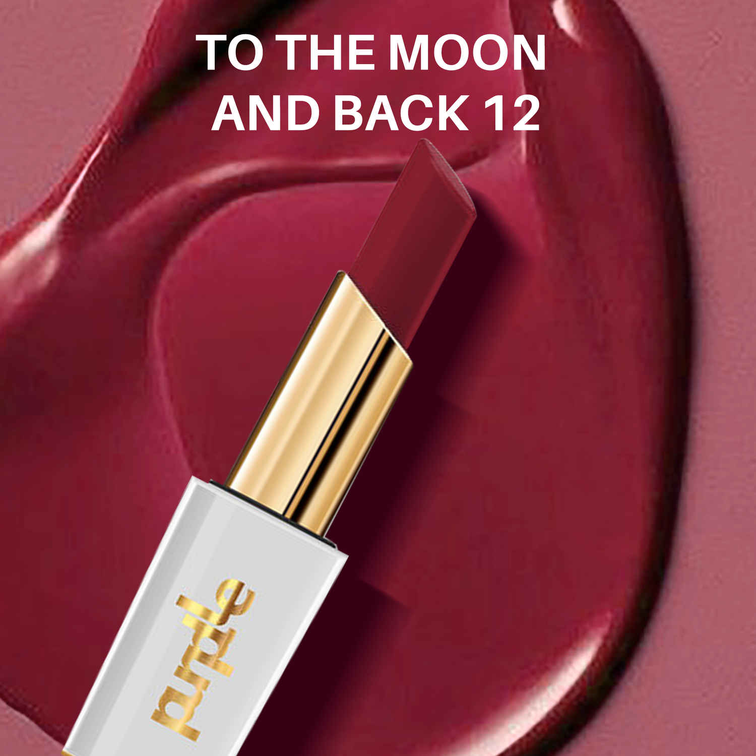 Buy Purplle Shades Of Love Primer Plus Matte Lipstick - To the moon & back 12 | Highly Pigmented | Long Lasting | Easy Application | Water Resistant | Transferproof | Smudgeproof (3.5 g) - Purplle