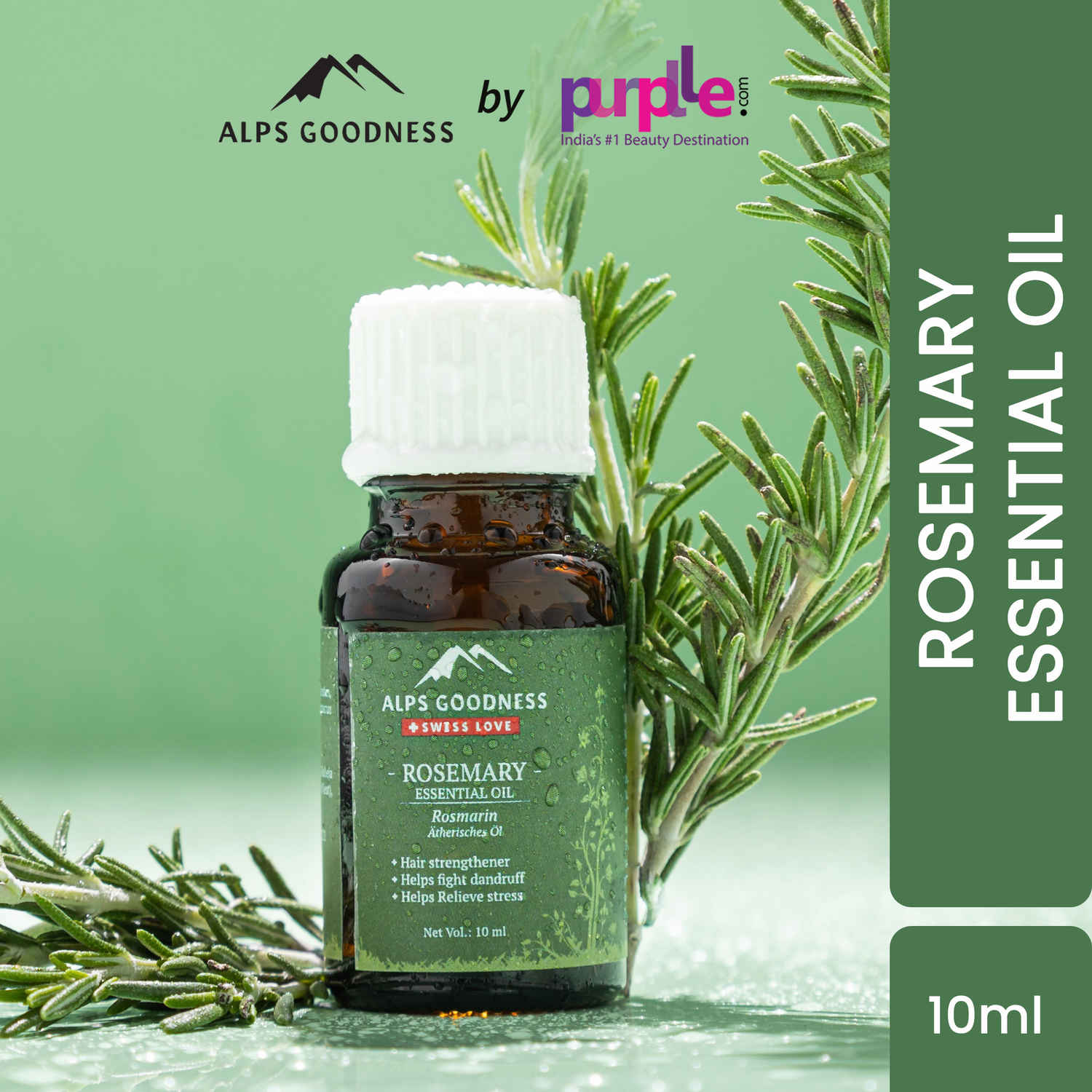 Buy Alps Goodness Pure Essential Oil - Rosemary (10ml) - Purplle