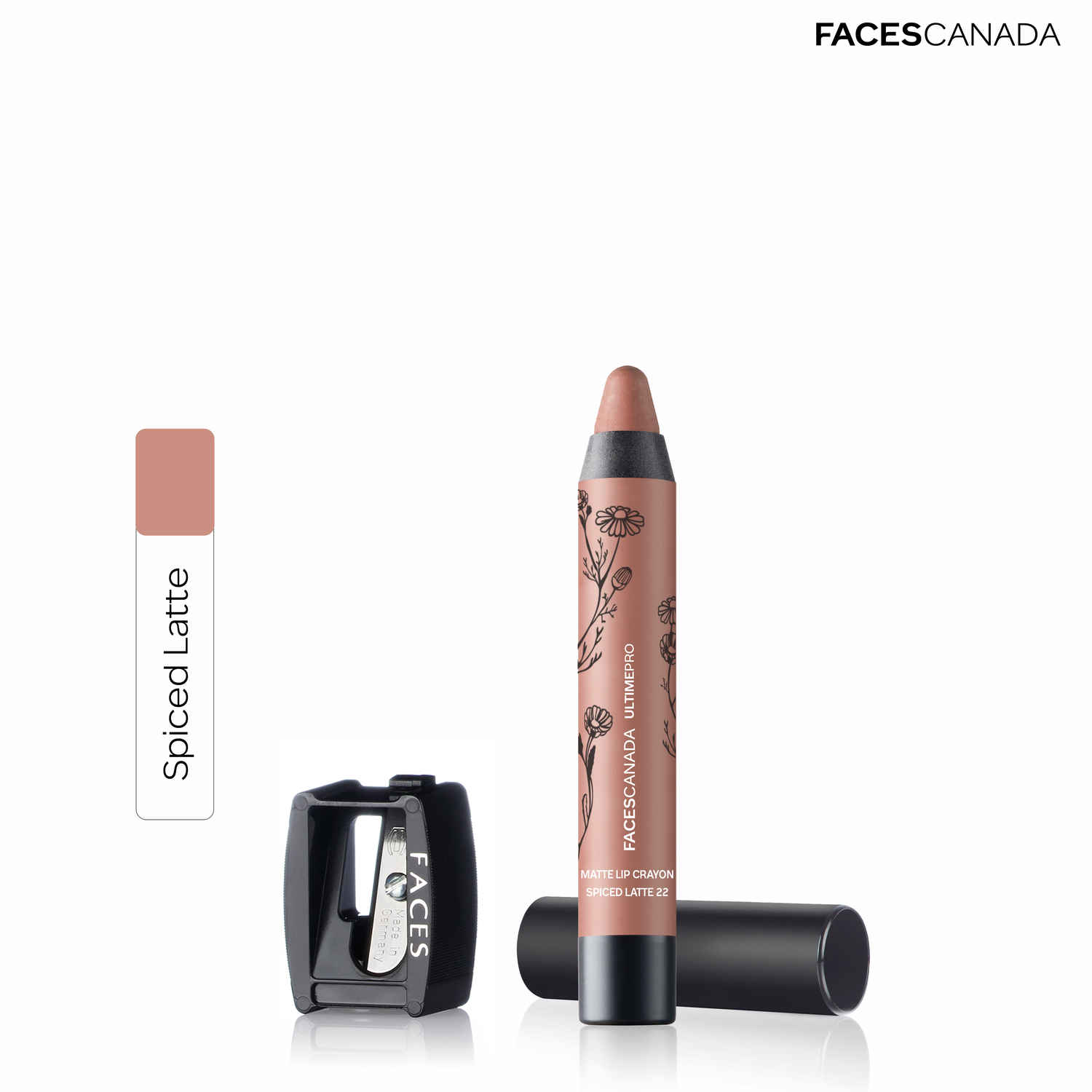 Buy Faces Canada UltimePro Matte Mini Lip Crayon Spiced Latte 09 (2.5 g) - Purplle