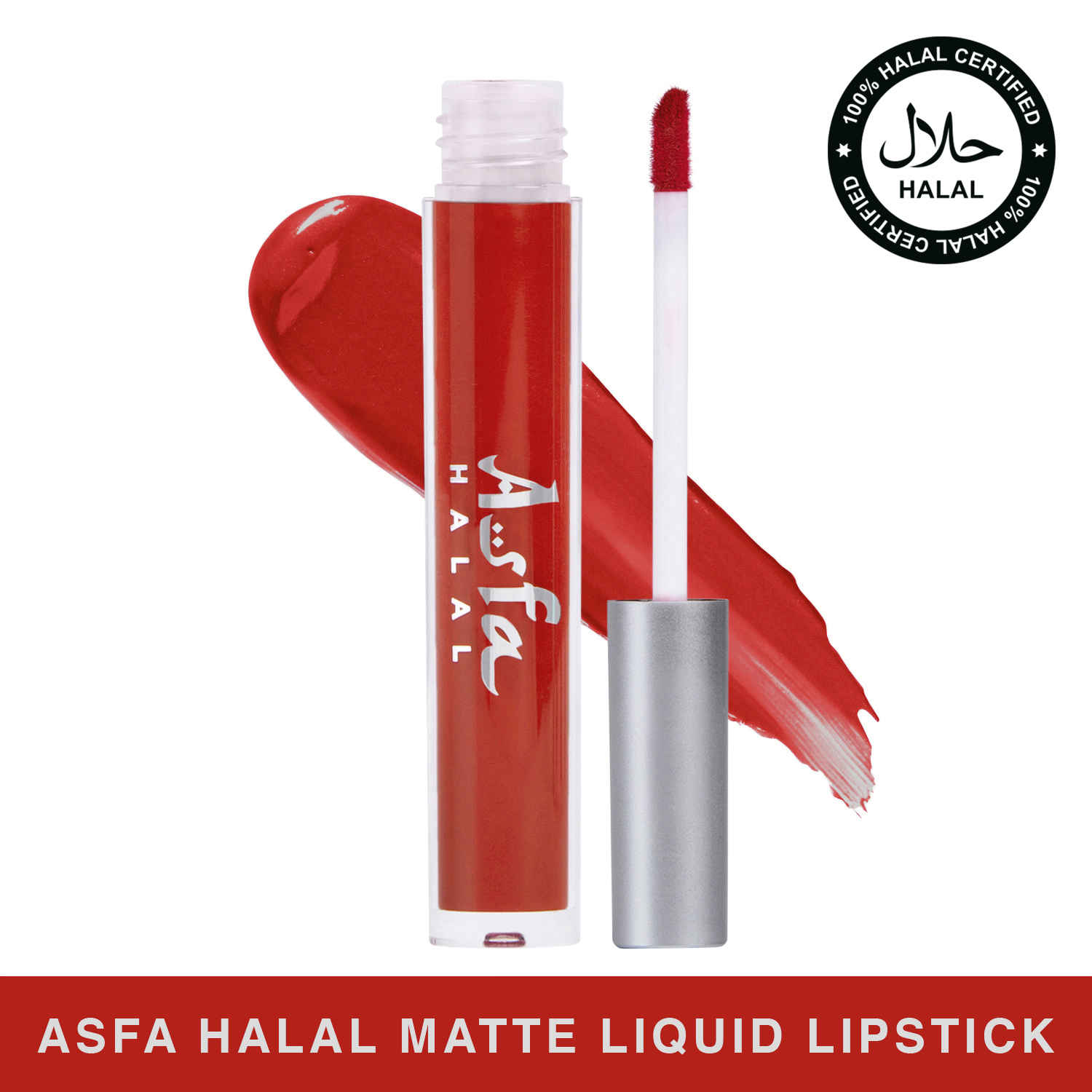 Buy Asfa Halal Matte Liquid Lipstick, Ruby Rain 01 (3 ml) - Purplle