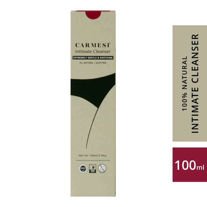 Buy CARMESI 100% Natural Anti-Bacterial Intimate Cleanser for Women with Olive Leaf Extracts (100 ml) - Purplle