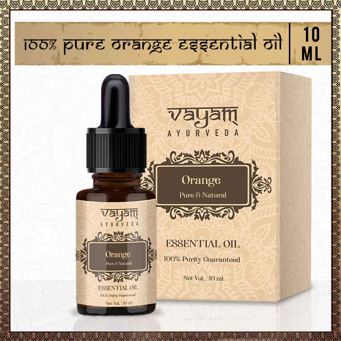 Buy Vayam Ayurveda 100% Pure Orange Essential Oil (10 ml) | Ayurvedic | Natural | Herbal | Pure | Sulphate free | Paraben Free - Purplle