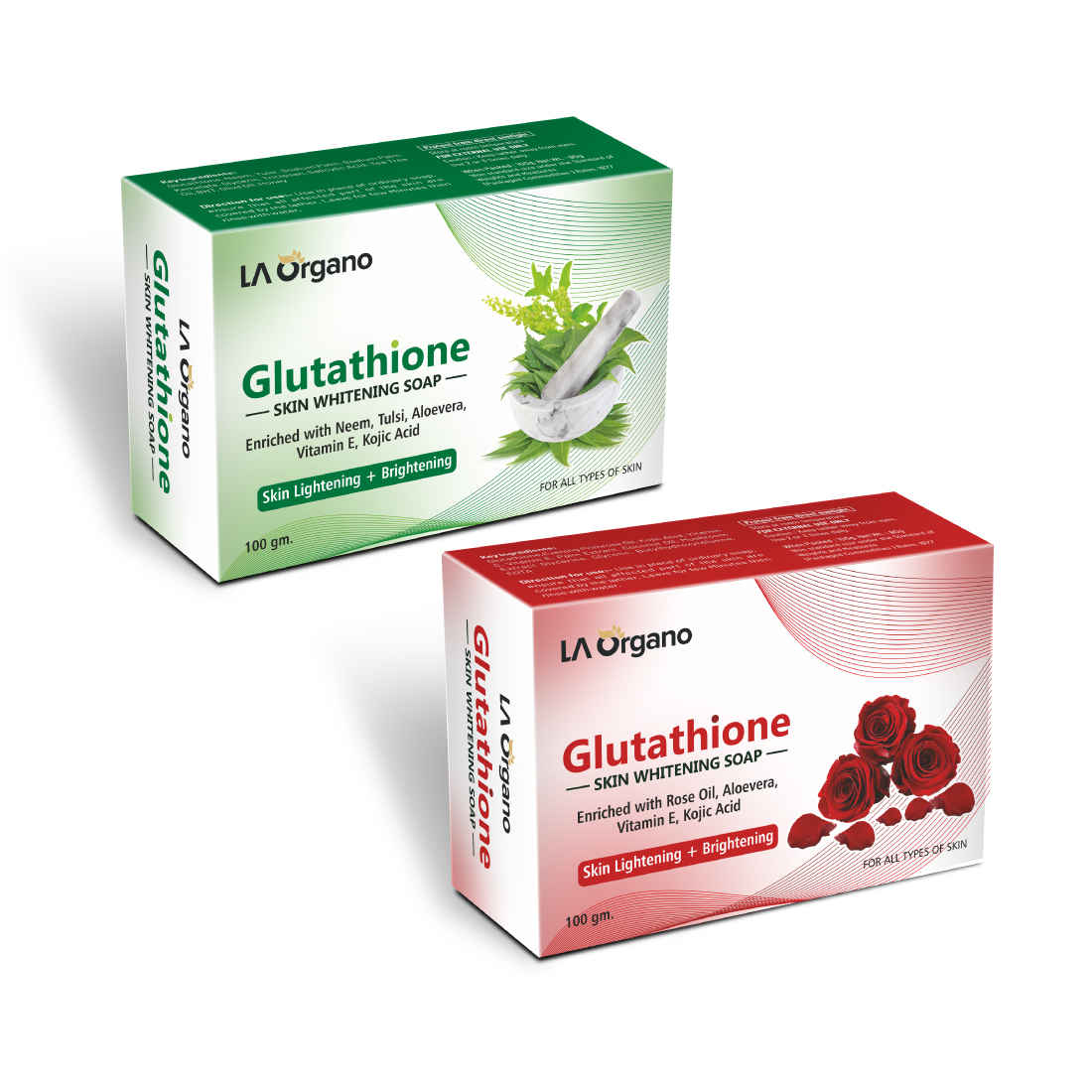 la organo glutathione skin whitening soap reviews Buy LA Organo Glutathione Skin Whitening Soap with Tulsi, Neem, Kojic Acid  + Glutathione Rose Soap for Skin Whitening with Aloe Vera for Fairness, Skin  Lightening and Brightening (Pack of 2) Online