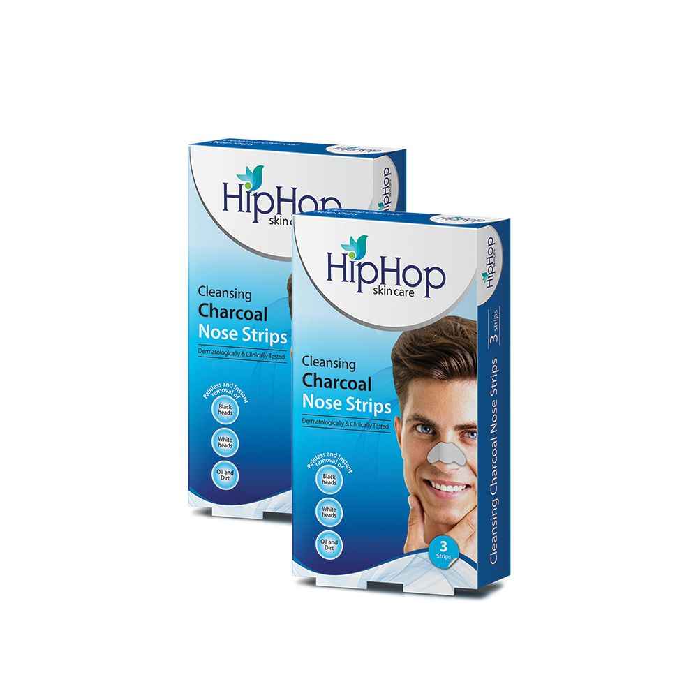 Buy Hiphop Charcoal Nose Strips, Men - Blackhead Remover - Pack Of 2 - Purplle