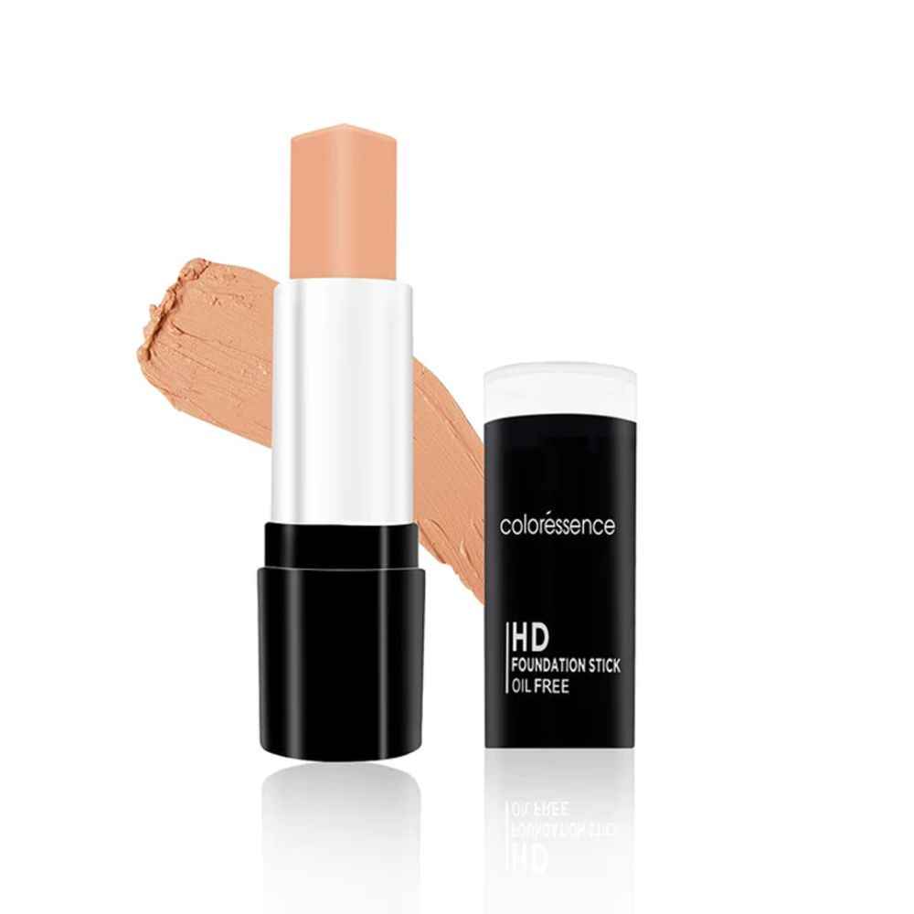 Buy COLORESSENCE HD Foundation Stick Full Coverage Waterproof Smudge Proof Rollon Panstick Matte Finish Formula - Natural Brown 12.5gm - Purplle