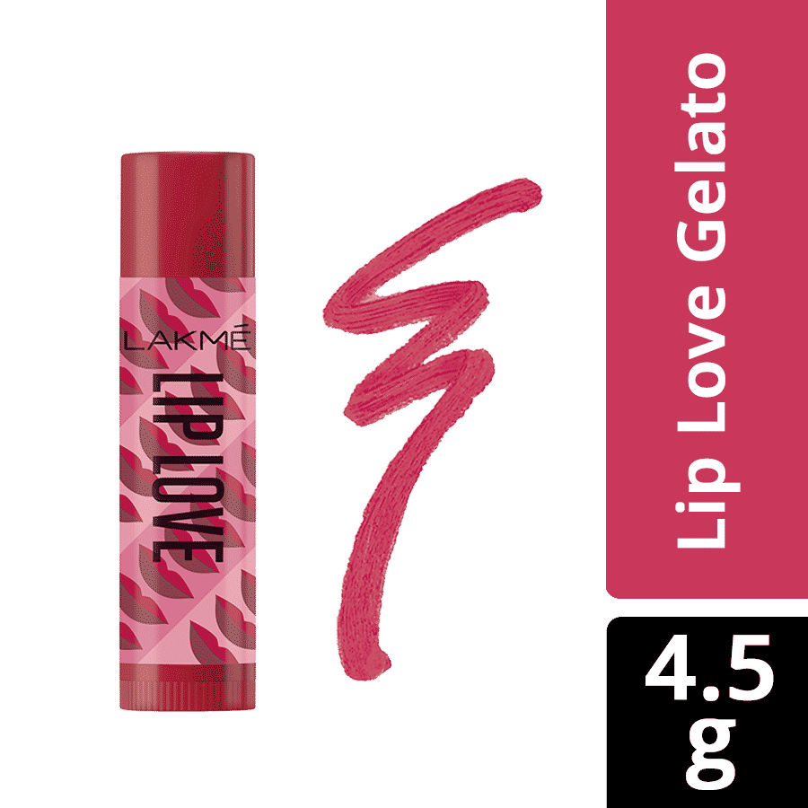 Buy Lakme Lip Love Gelato Chapstick |Berry Mint|Nourishing Lip Balm |4.5 g - Purplle