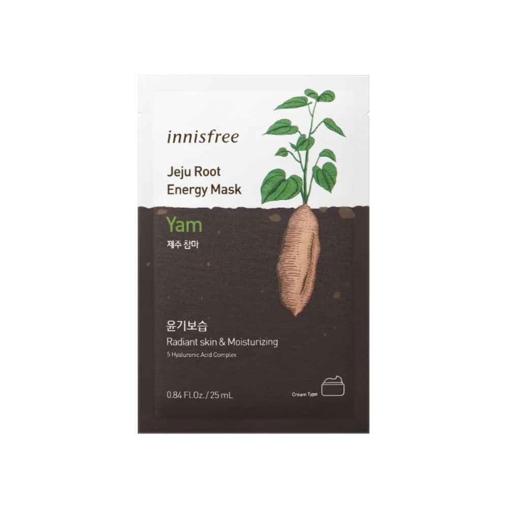 Buy Innisfree Jeju Root Energy Mask - Yam (25 ml) - Purplle