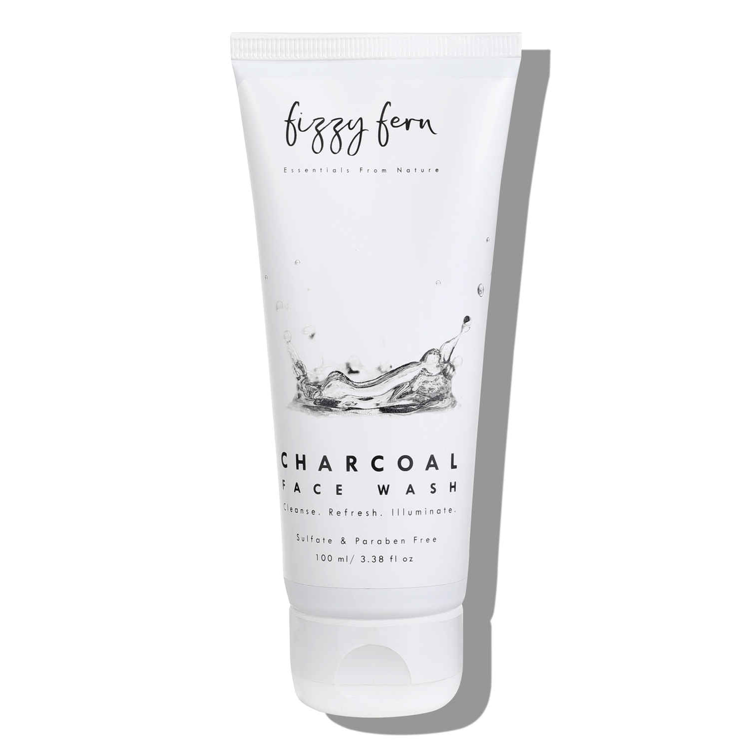 Buy Fizzy Fern Charcoal Face Wash with Turmeric & Tamarind Extract ...