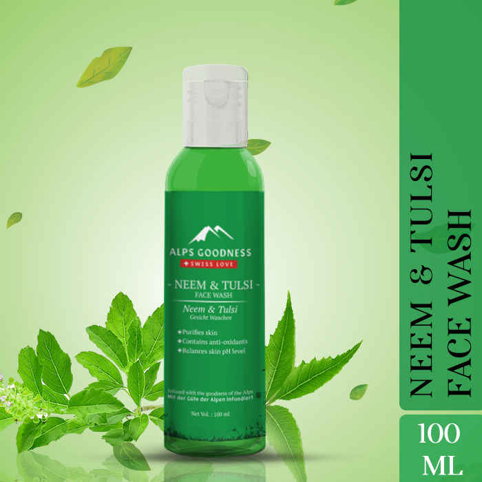 Buy Alps Goodness Purifying Facewash - Neem & Tulsi (100 ml) - Purplle