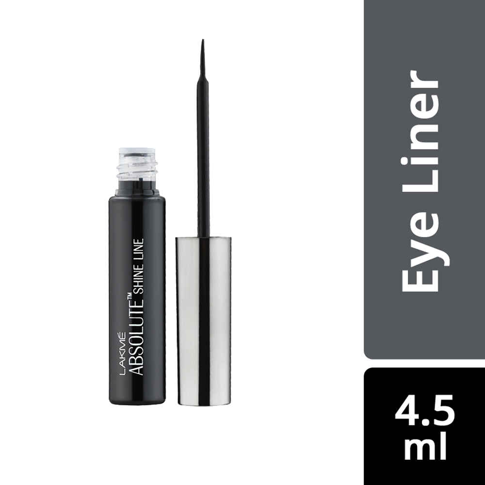 Buy Lakme Absolute Shine Liquid Eye Liner - Black (4.5 ml) - Purplle