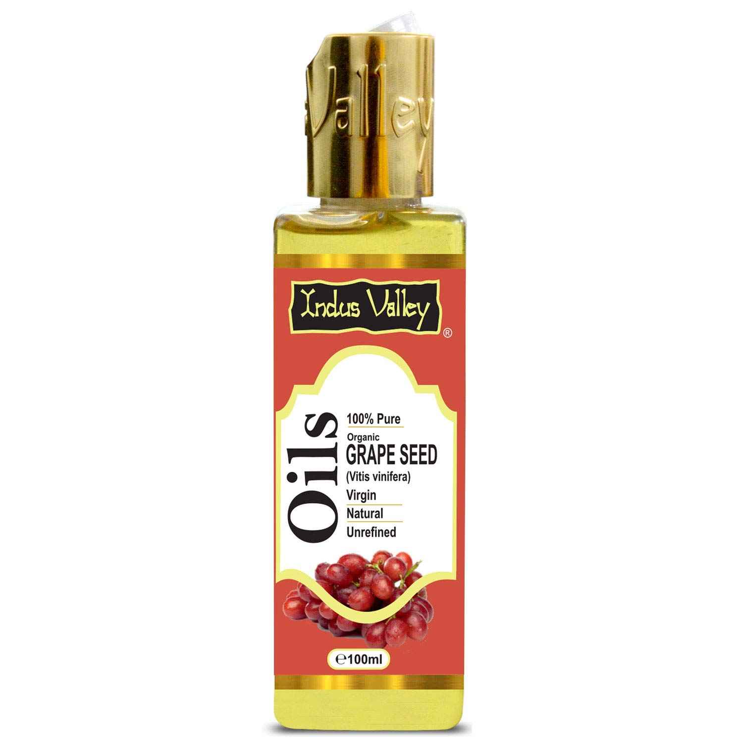 Buy Indus Valley Bio Organic Grapeseed Carrier Oil (100 ml) - Purplle