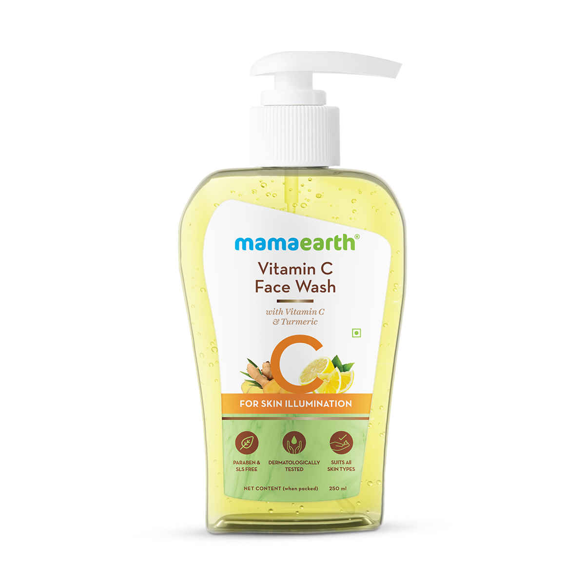 Buy Mamaearth Vitamin C Face Wash with Vitamin C and Turmeric for Skin Illumination (250 ml) - Purplle