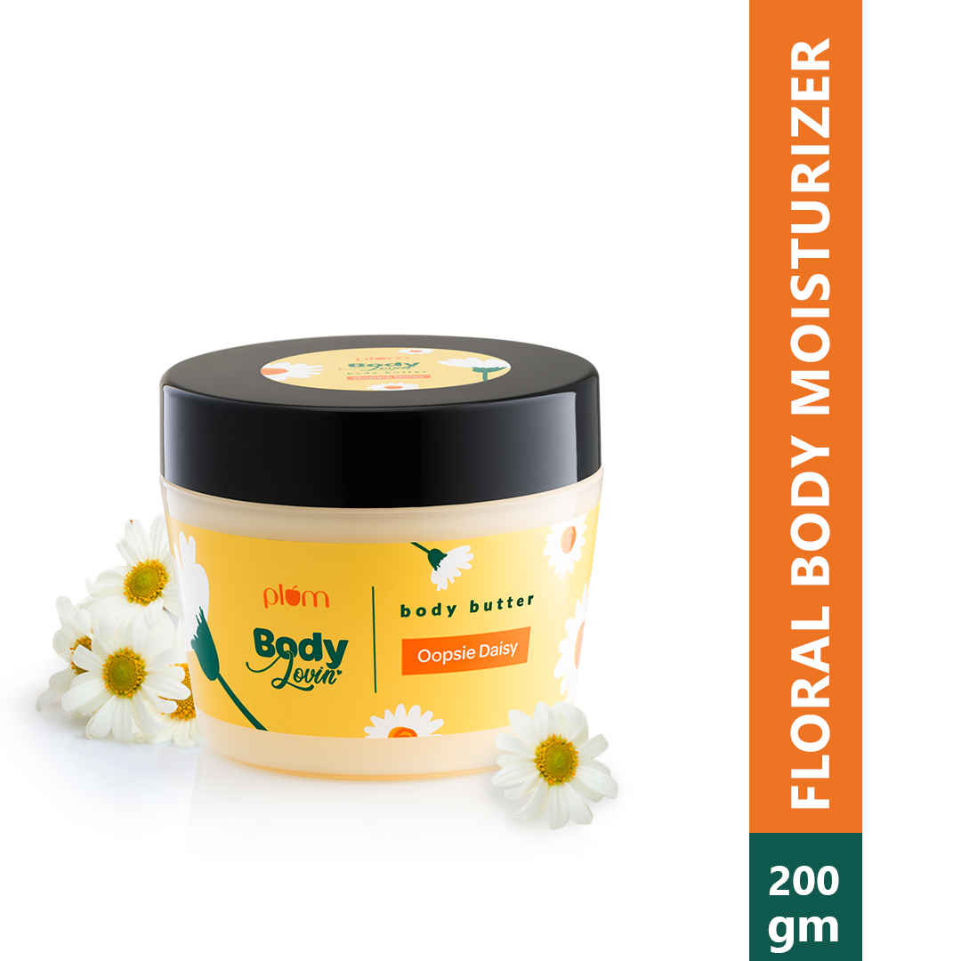 Buy Plum BodyLovin' Oopsie Daisy Body Butter | Intense Moisture | Non-Greasy |Quick Absorbing | Rich Shea Butter Formula | For Dry To Very Dry Skin | Citrusy & Floral Fragrance Body Cream (200 g) - Purplle