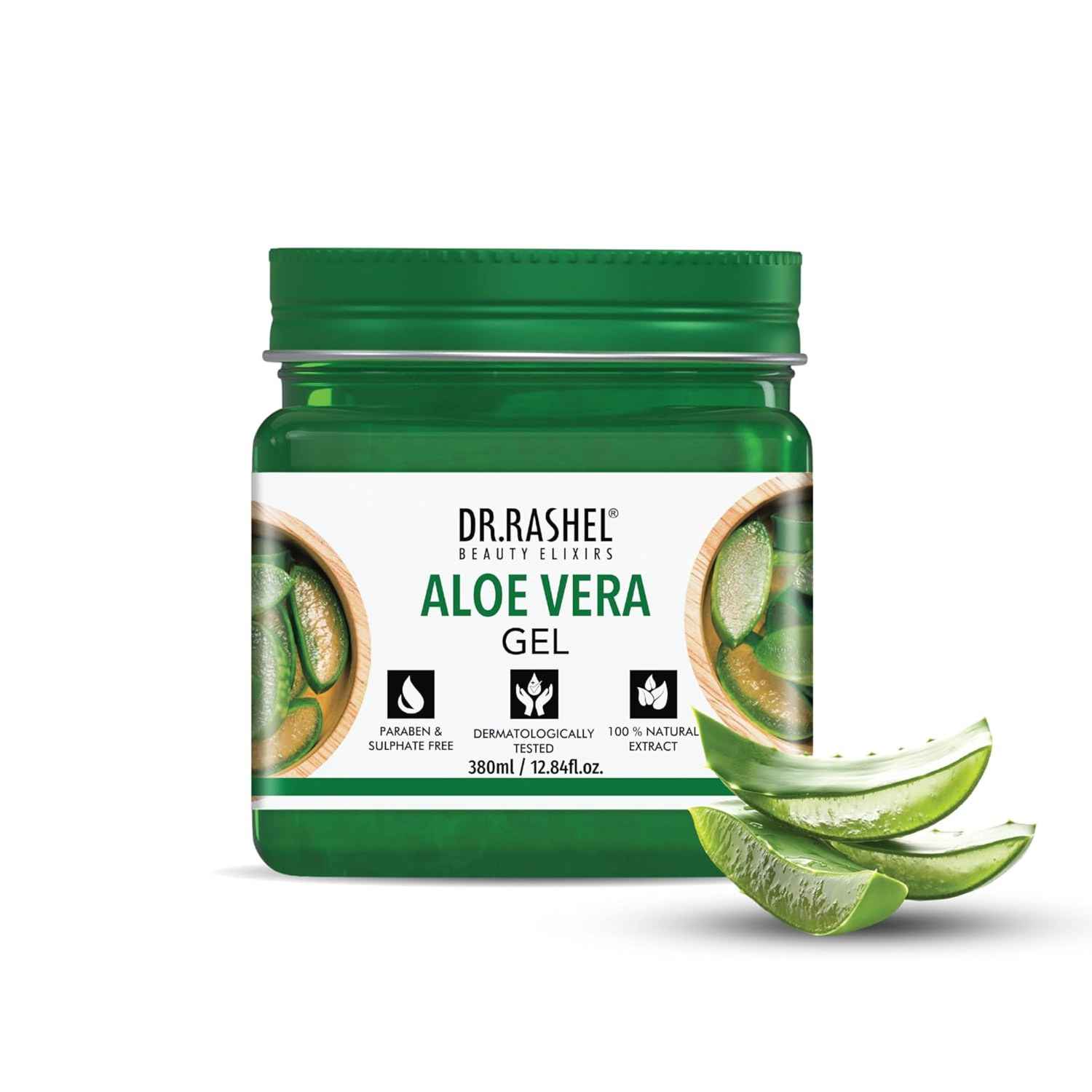 Buy Dr.Rashel Moisturizing Aloe Vera Gel For All Skin types (380 ml) - Purplle