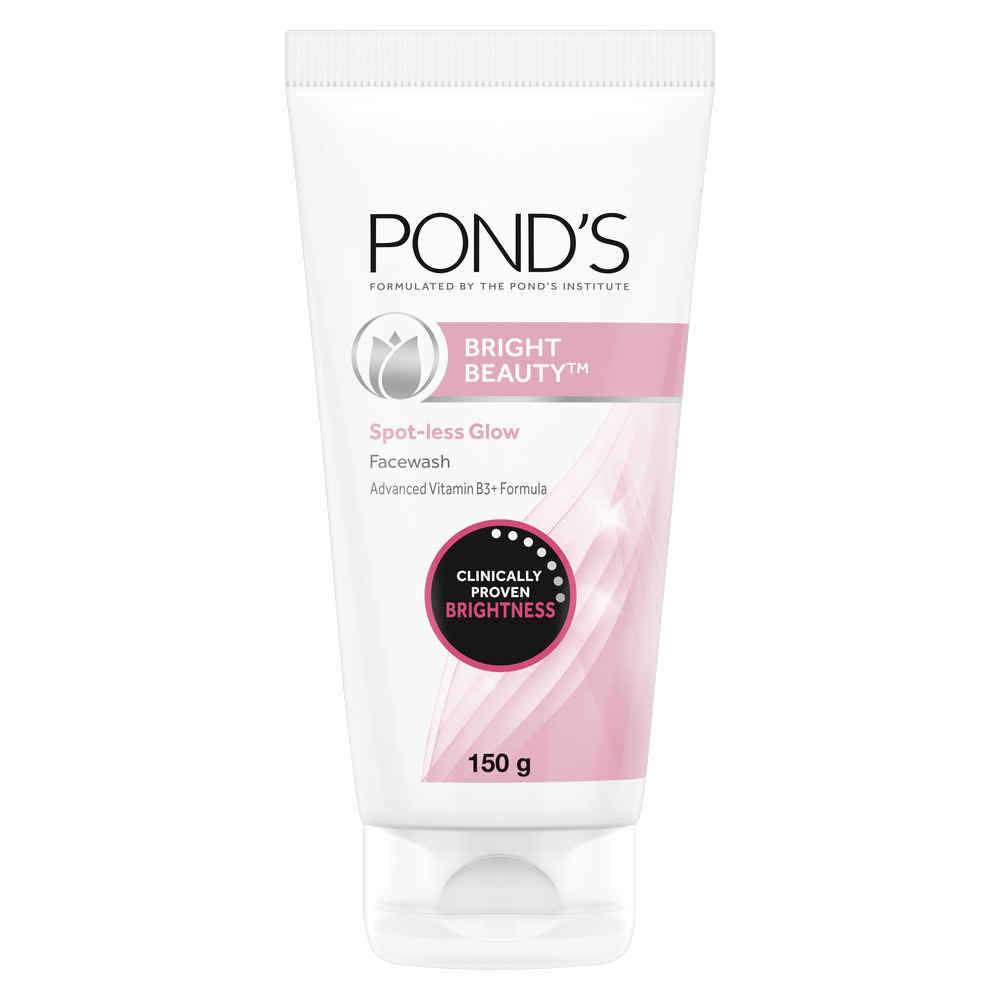Buy Ponds Bright Beauty Facewash with Niacinamide |For Glass Skin-like Shine | Enriched with Vitamin B3| 150gm - Purplle
