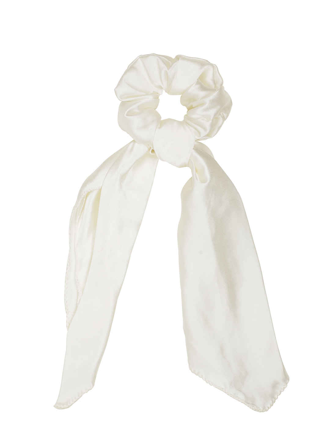 Buy ONE on ONE Women Knot / Scarf Scrunchy, off White - Purplle