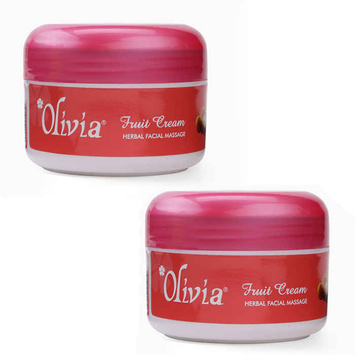 Buy Olivia Fruit Massage Cream (50 g) Pack of 2 - Purplle