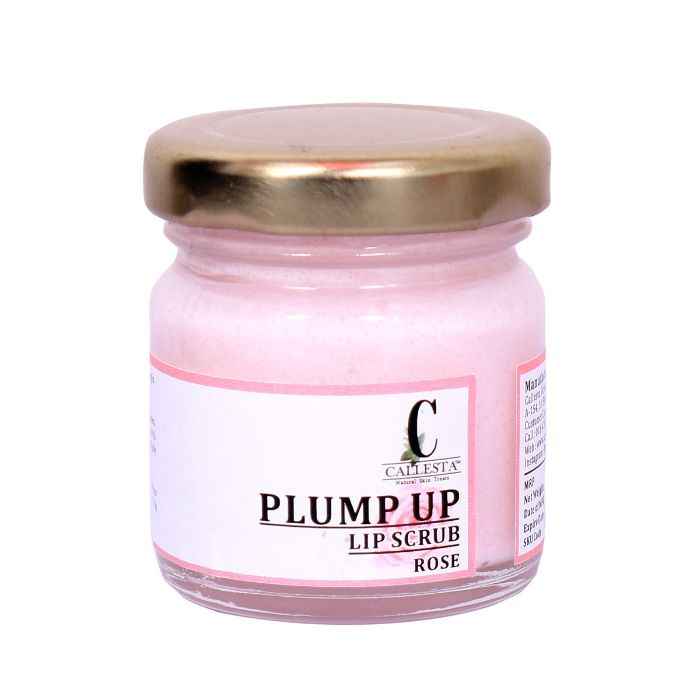 Buy Callesta Plump Up Exfoliating Rose Lip Scrub (50 g) - Purplle