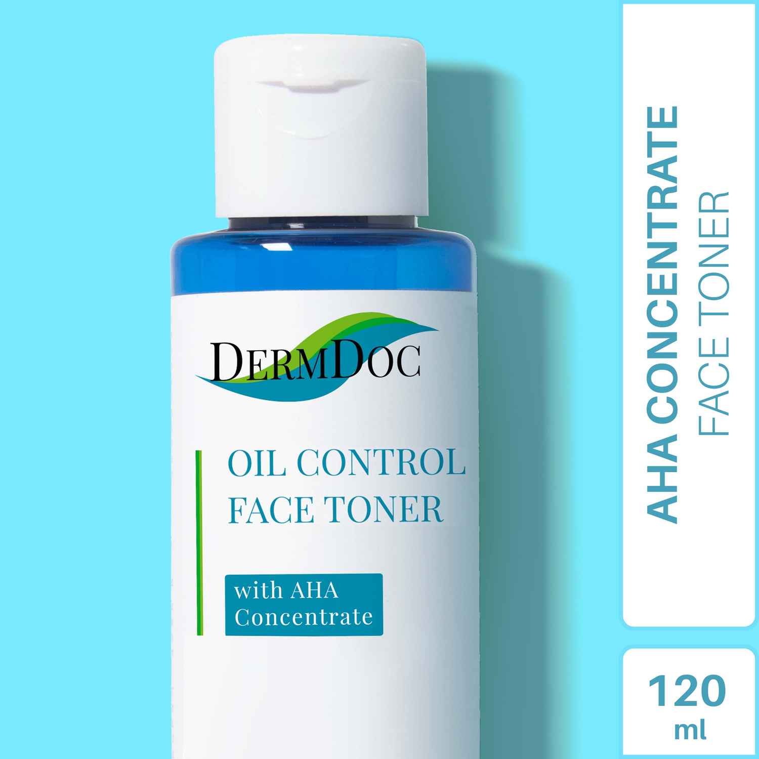 Buy DermDoc Oil Control Face Toner with AHA Concentrate (120ml) - Purplle