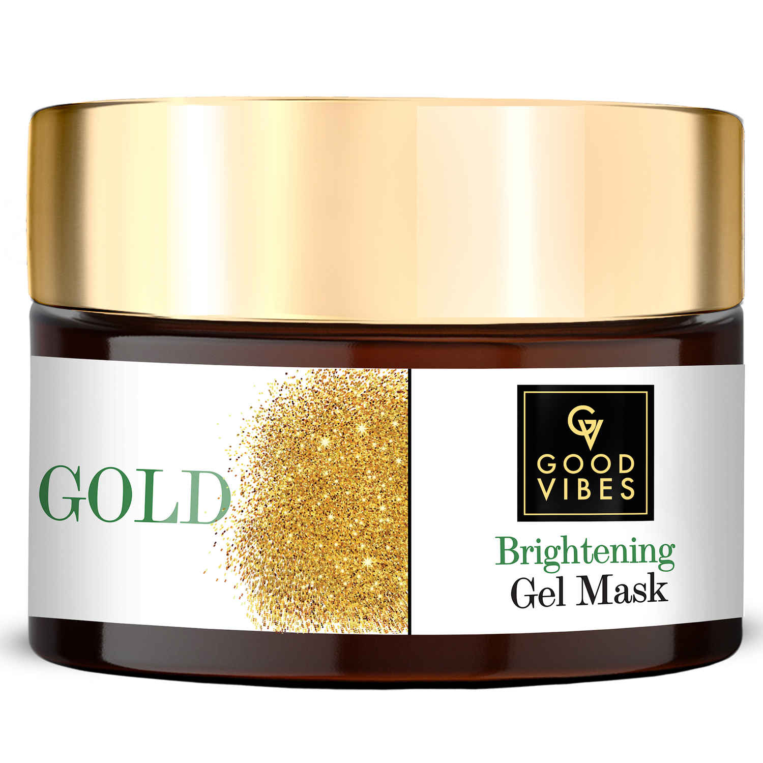 Buy Good Vibes Gold Brightening Gel Mask | Anti-Ageing, Nourishing | No Parabens, No Sulphates, No Mineral Oil, No Animal Testing (50g) - Purplle
