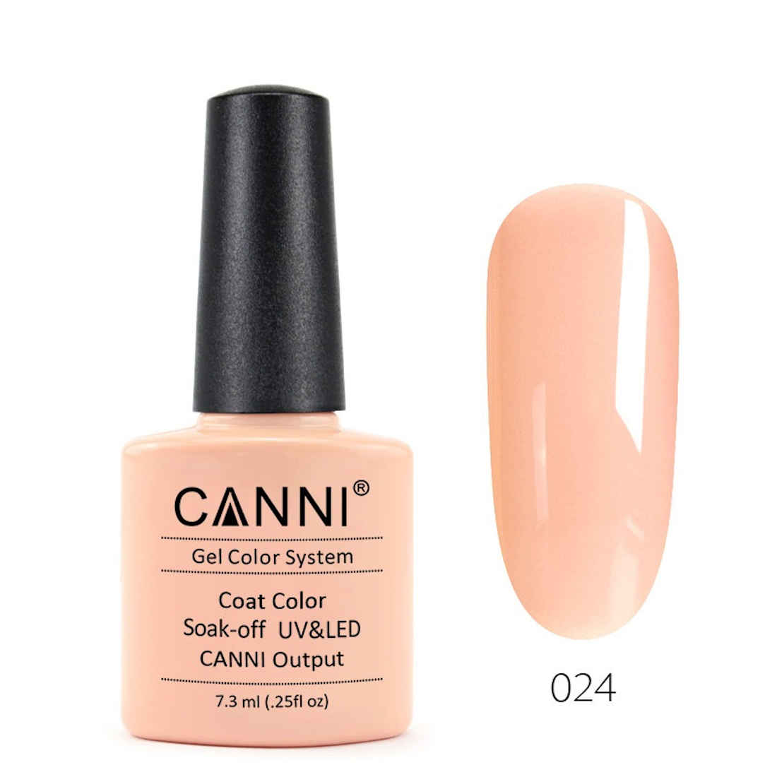 Buy CANNI Gel Polish Paint Long Lasting Soakoff High Quality 7.3ml Salon Base Gelpolish LED UV Nail Gel Lacquer ( CANNI_024 ) - Purplle