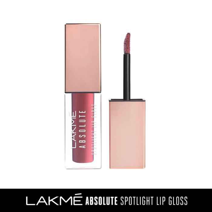 Buy Lakme Absolute Spotlight Lip Gloss, Creme Caramel, 4 ml - Purplle