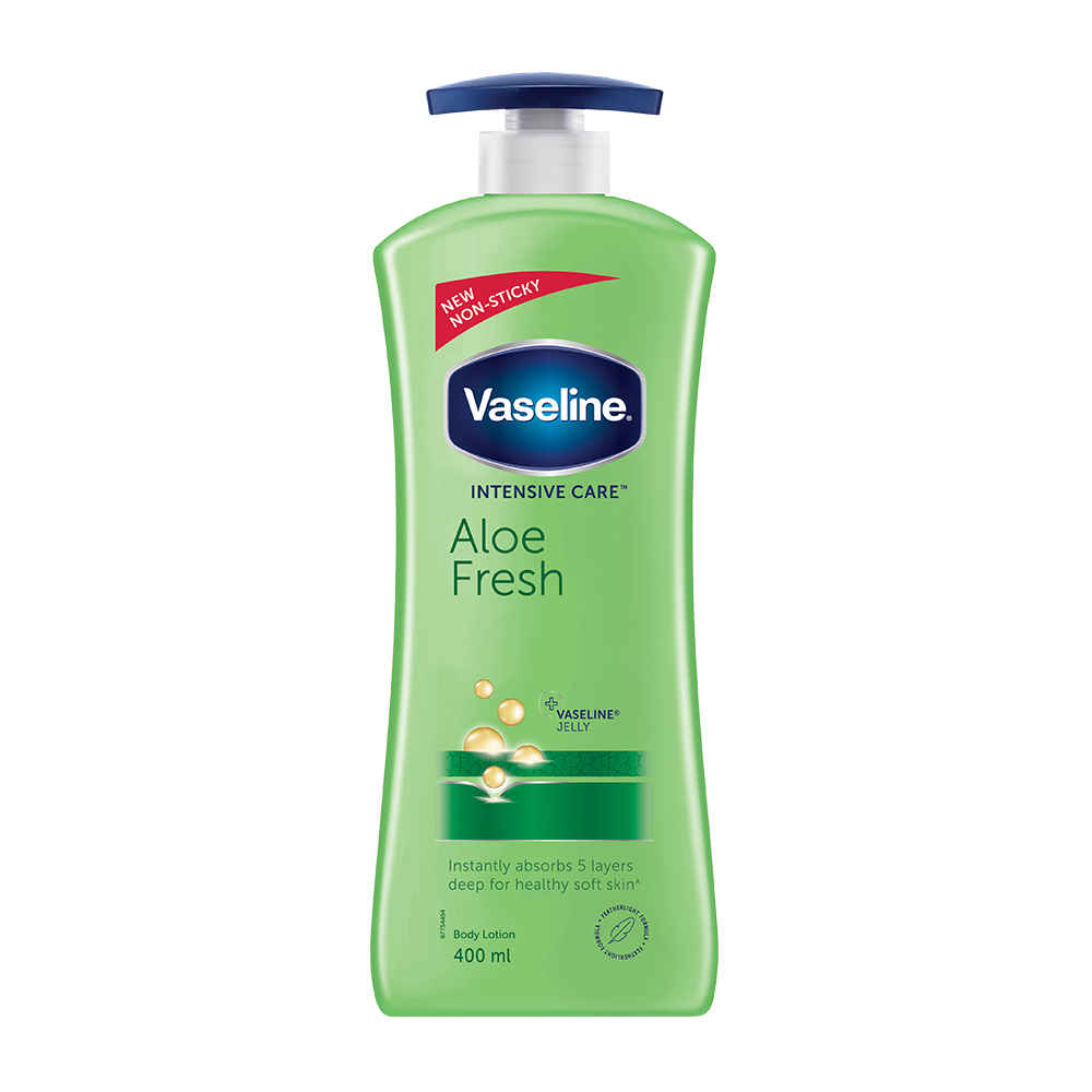 Buy Vaseline Intensive Care Aloe Fresh Body Lotion (400 ml) - Purplle