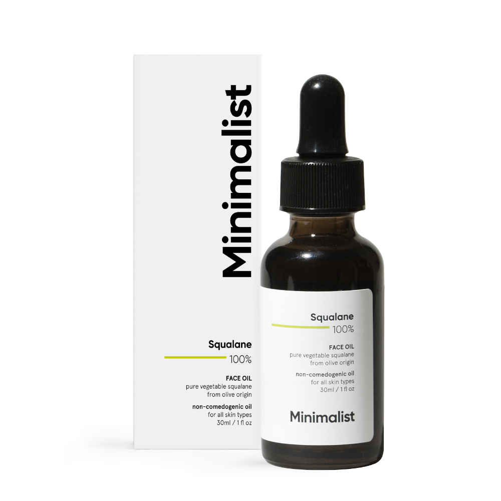 Buy Minimalist 100% Squalane Face Oil to Moisturise, Nourish & Reduce Fine Lines (Plant-derived), 30 ml - Purplle