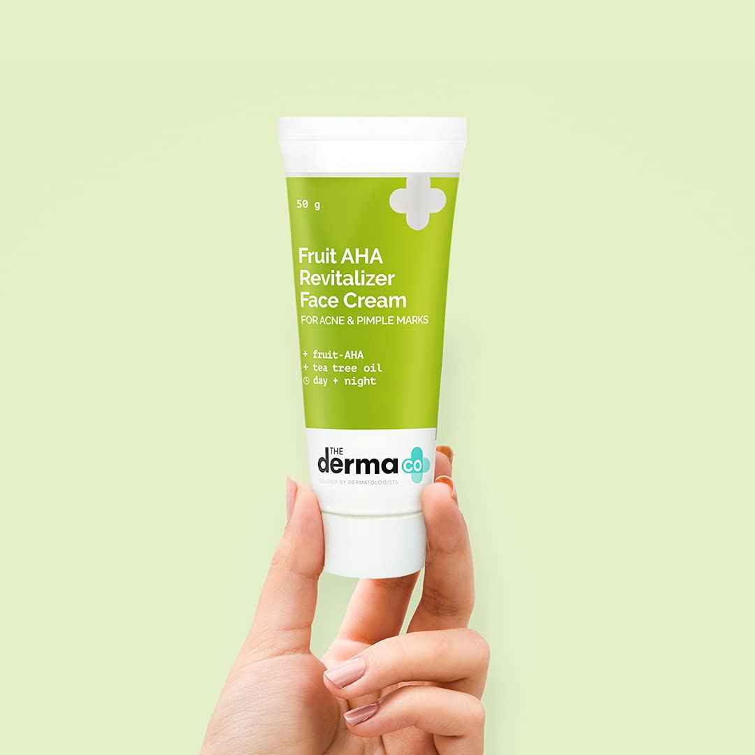 Buy The Derma co. Fruit AHA Skin Revitalizer Skin Cream for Acne & Pimple Marks - Purplle