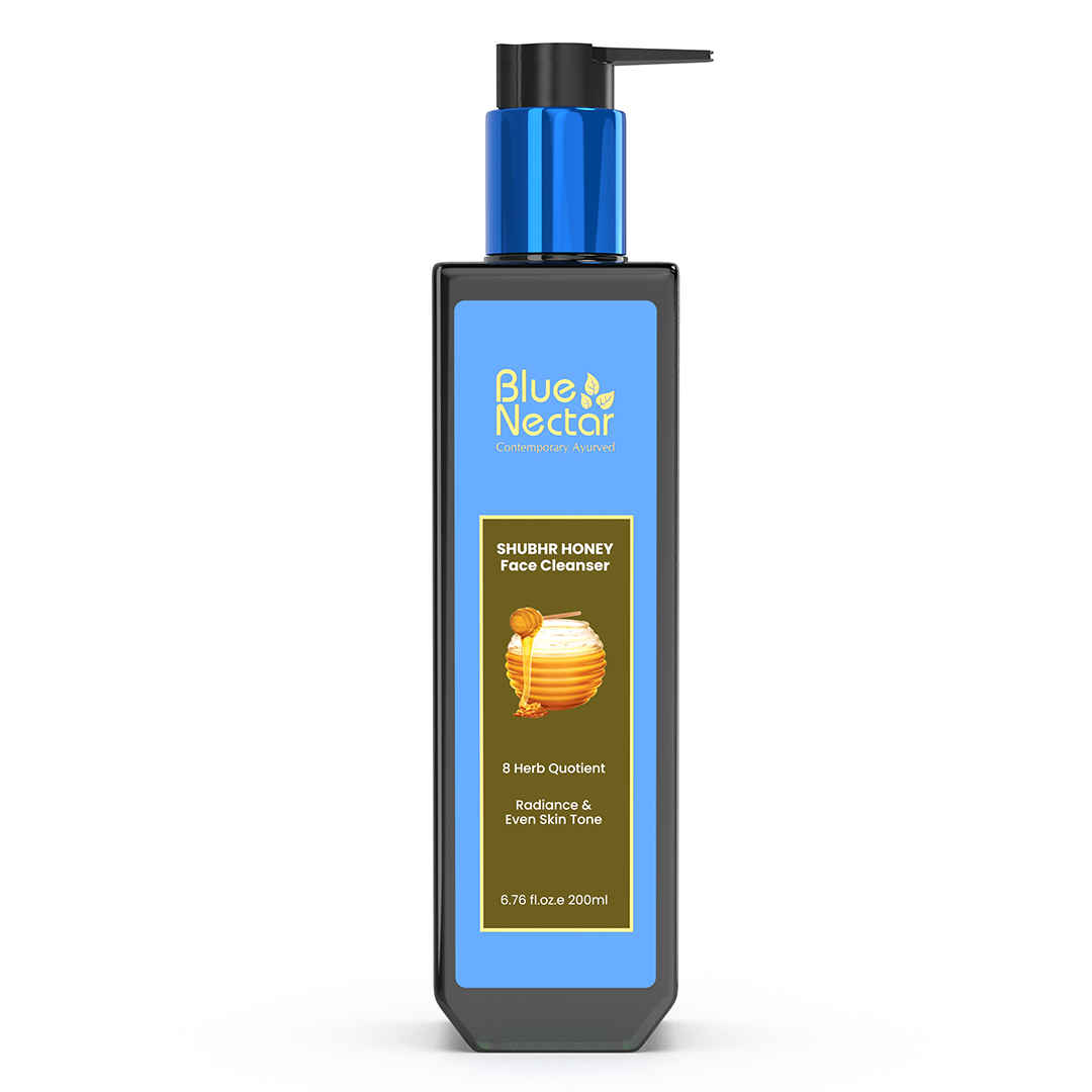 Buy Blue Nectar Radiance Honey Face Wash for regular use. For all Skin Types (8 Herbs, 200 ml) - Purplle