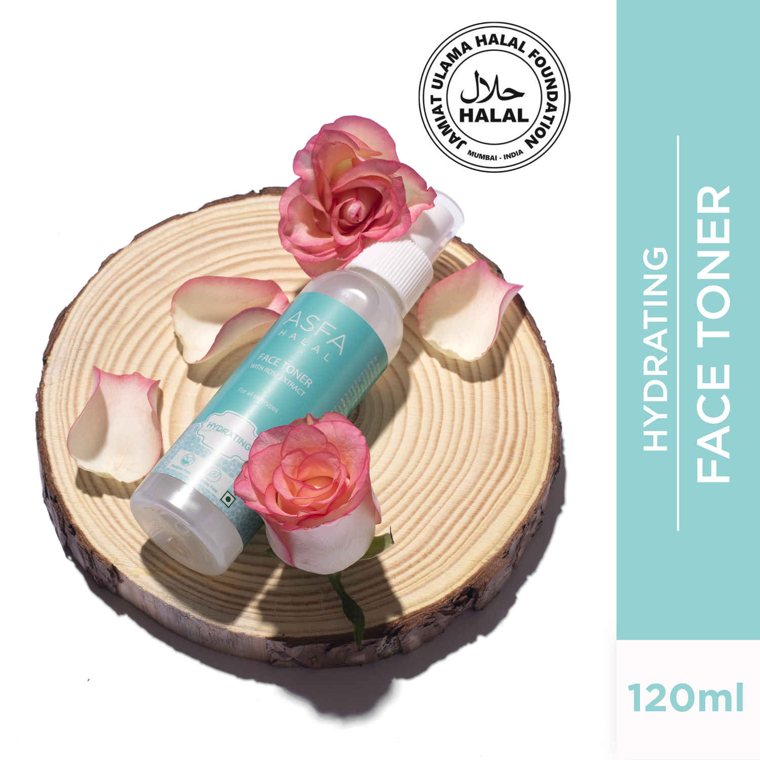 Buy Asfa Halal Hydrating Face Toner With Rose Extract (120 ml) - Purplle