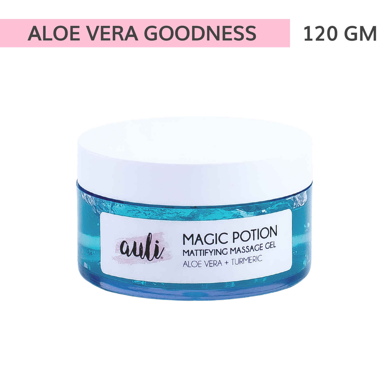 Buy AULI Mattifying Aloe Vera Gel - Magic Potion | 120GM | Organic | Harmful Chemical Free - Purplle