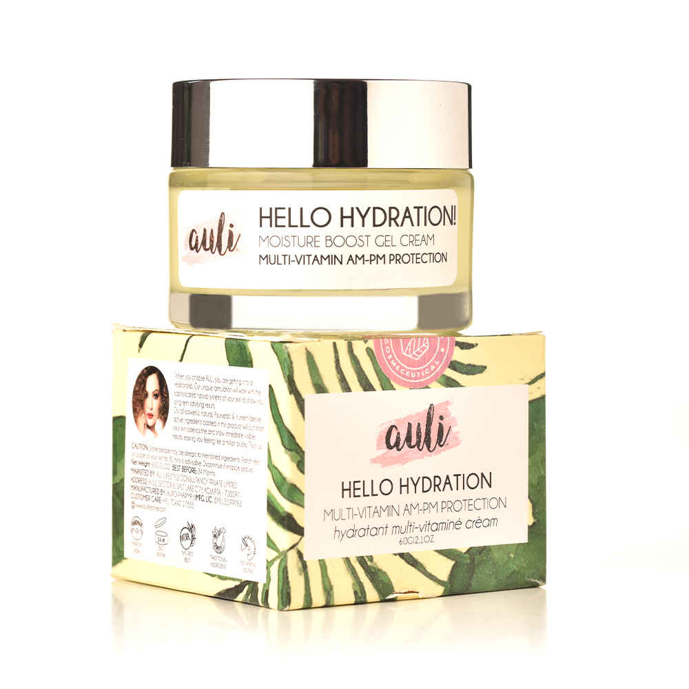 Buy AULI Moisture Boost Gel Cream - Hello Hydration | 60GM | Organic | Harmful Chemical Free - Purplle