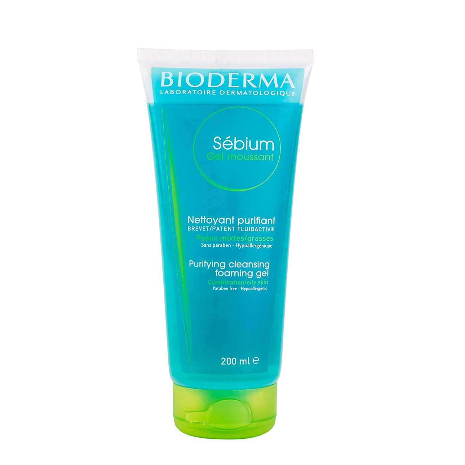 Buy Bioderma Sebium Face And Body Wash Moussant Purifying Cleansing Gel, 200 ml - Purplle