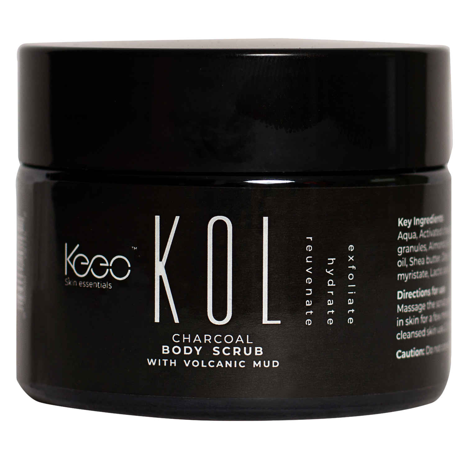 Buy KOL by Keeo, Activated Bamboo Charcoal Infused Body and Face Exfoliating Scrub for Men and Women (100 g) - Purplle