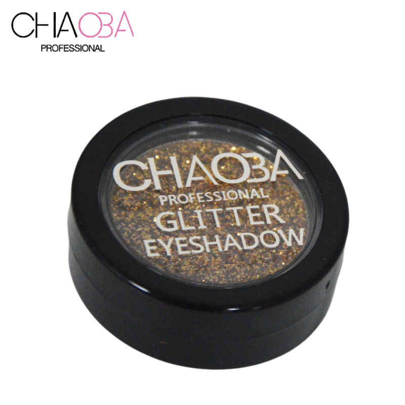 Buy Chaoba Professional Makeup Glitter Eyeshadow Shimmer Metal Eye Shadow (CPES-02) - 12 Golden Clover - Purplle