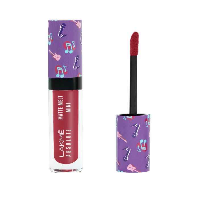 Buy Lakme Absolute Matte Melt Mini Liquid Lip Colour, Pink Footprint, 2.4 ml - Purplle