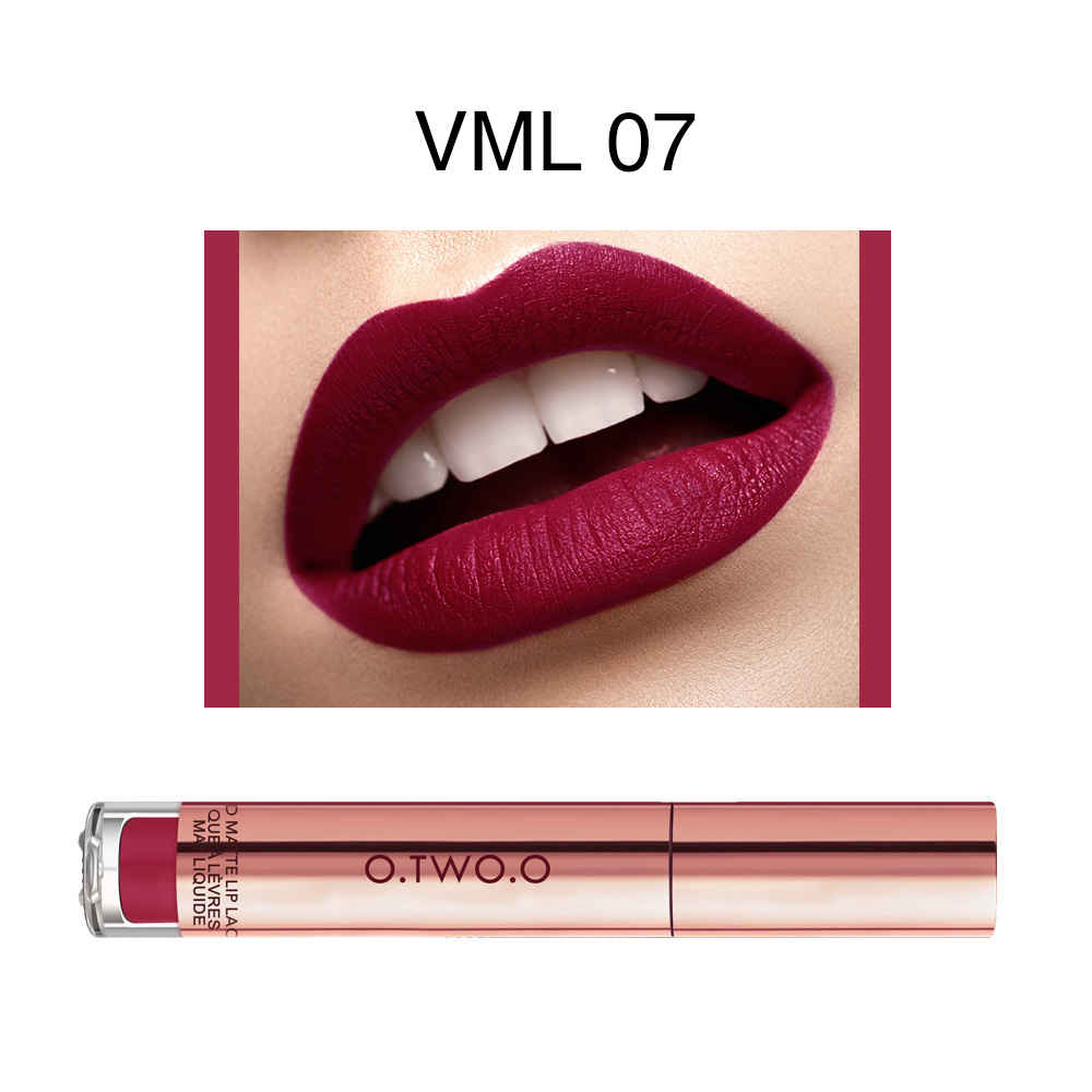 Buy O.TWO.O Liquid Matte Lip Lacquer#7 - Purplle