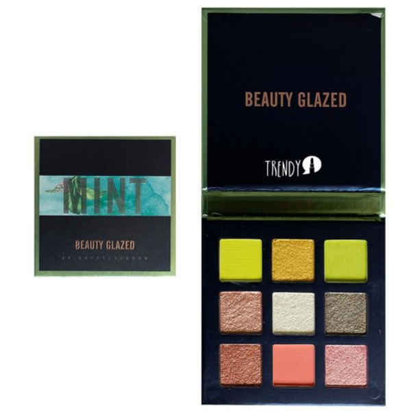 Buy Beauty Glazed 9 Colors Eyeshadow Palette - Mint (40 g) - Purplle